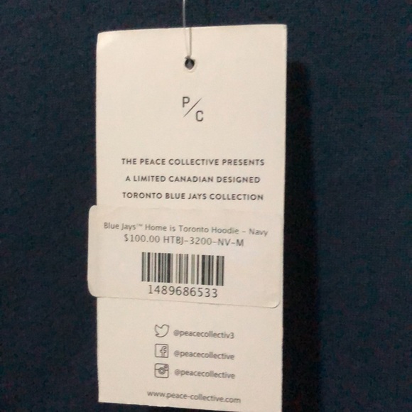 New, no longer in stock PC X Blue Jays Hoodie - Picture 3 of 6